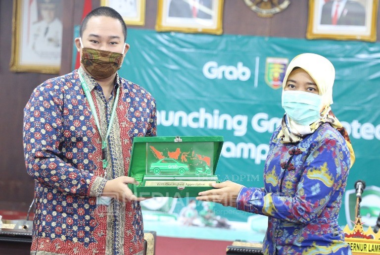 Launching Grab Protect, Pemprov Lampung Gandeng Grab Menghadapi New Normal