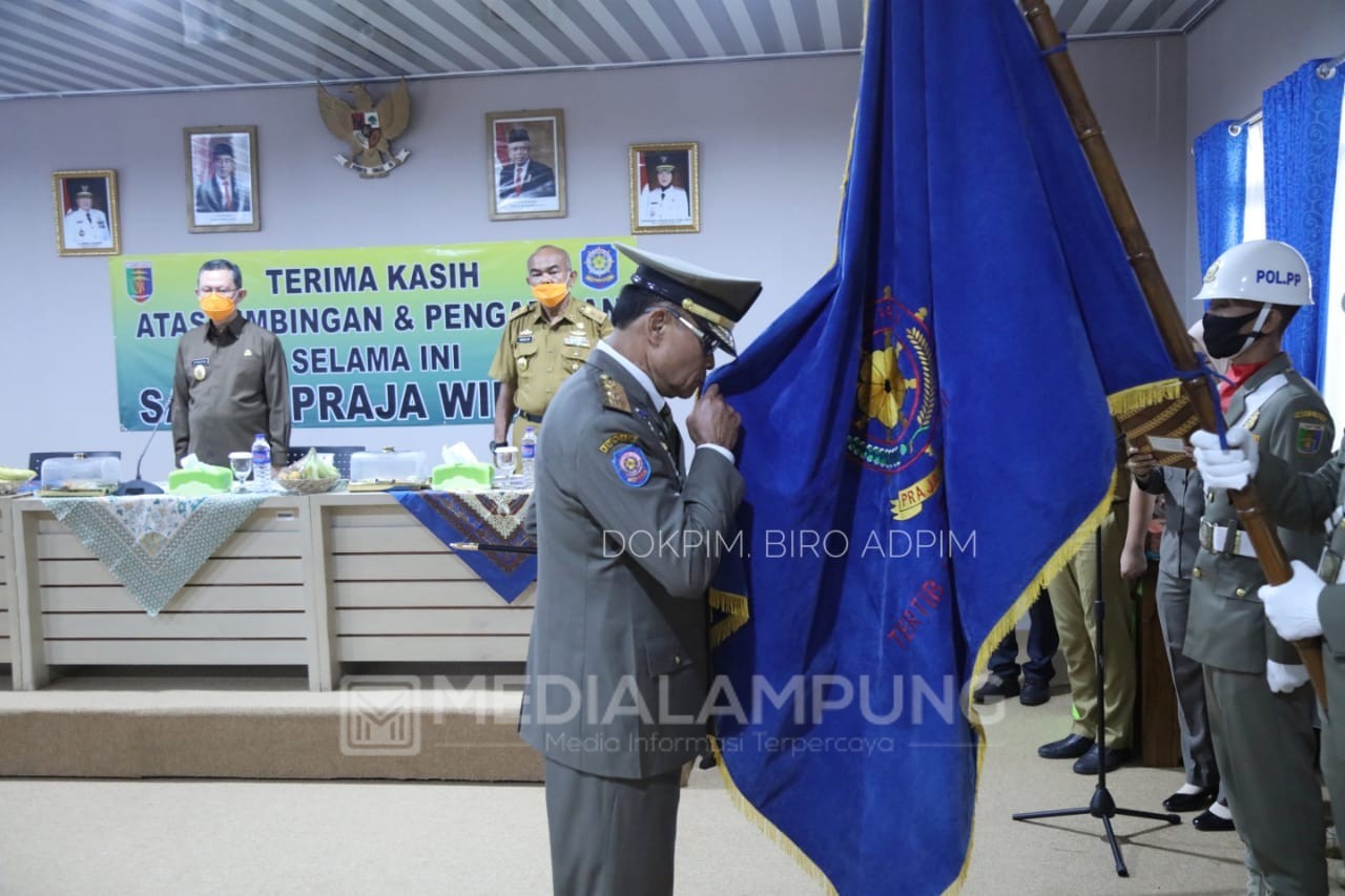 Sertijab Purna Bakti Kepala Satpol PP Lampung, Arinal Sampaikan Terima Kasih