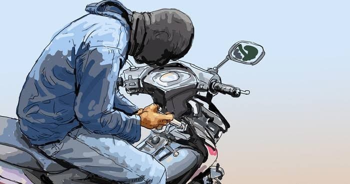 Kepergok Maling Motor, Bolang Ditangkap Polisi
