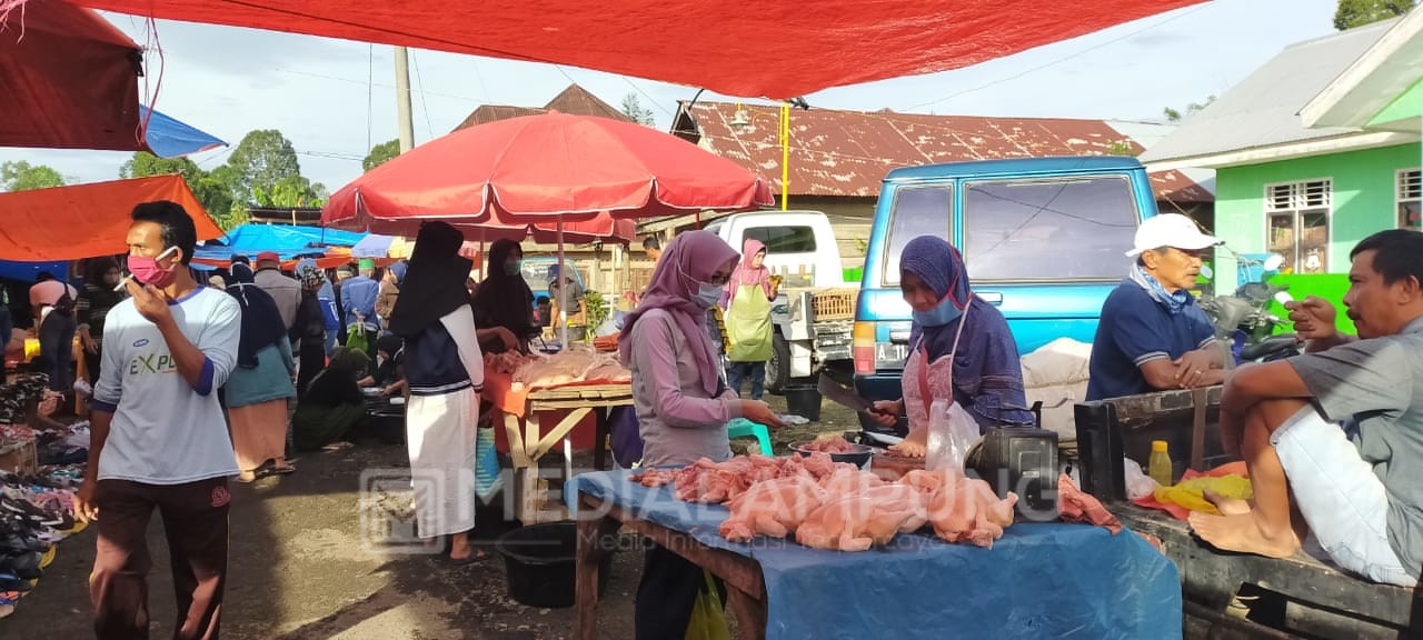 New Normal, Aktivitas di Pasar Tradisional Mulai Ramai