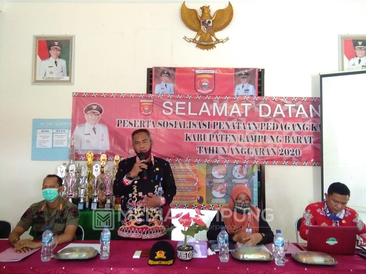 Diskoprindag dan Satpol PP Sarankan PKL Bentuk Paguyuban 