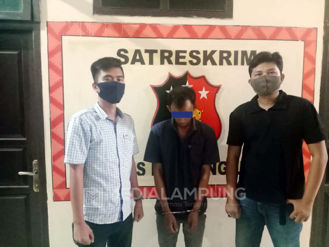 Sat Reskrim Polres Lampura Ringkus Tersangka Pencabulan Anak