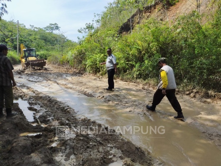 Akhirnya, Pemprov Lampung Mulai Tangani Jalan Menuju Suoh 