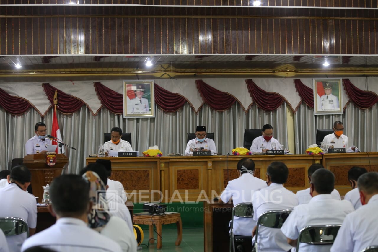 Pemkab Lambar Gelar Rakor POP Triwulan II