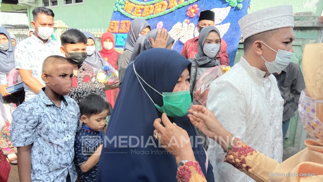 Resepsi Pernikahan di Bandarlampung Digelar dengan Mengikuti Protokol Kesehatan