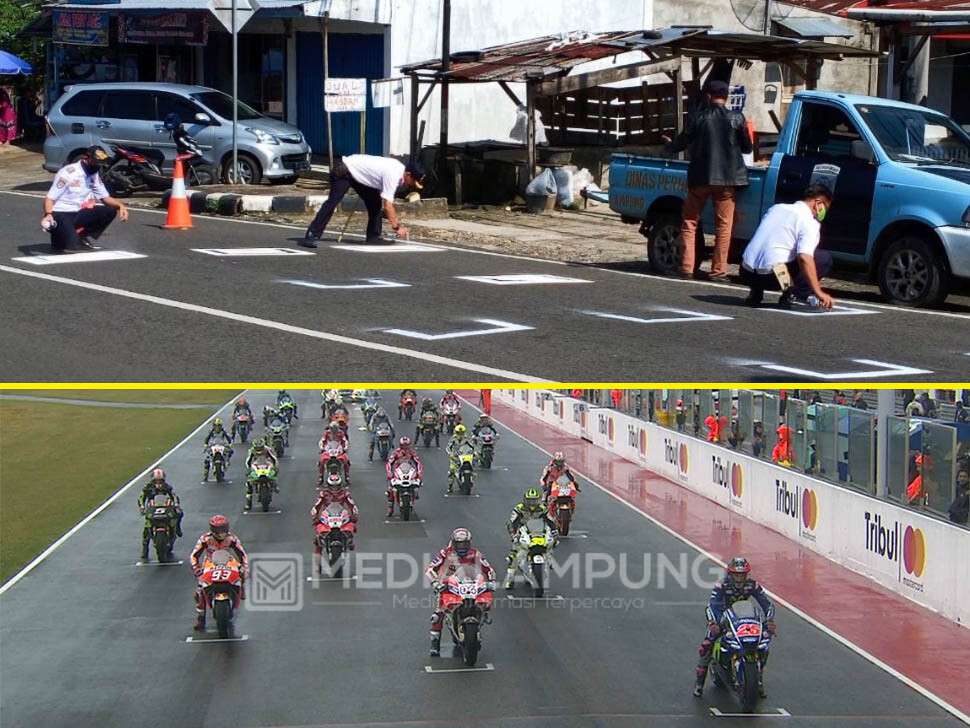 Bak Sirkuit MotoGP, 2 Titik Lampu Merah di Lambar Dibuat ‘Starting Grid’