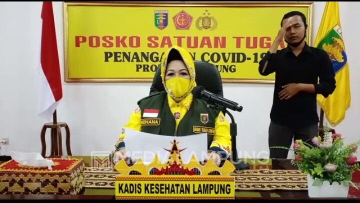 Pasien Baru Positif Corona Asal Bandarlampung, Lamteng, Pringsewu dan Pesawaran