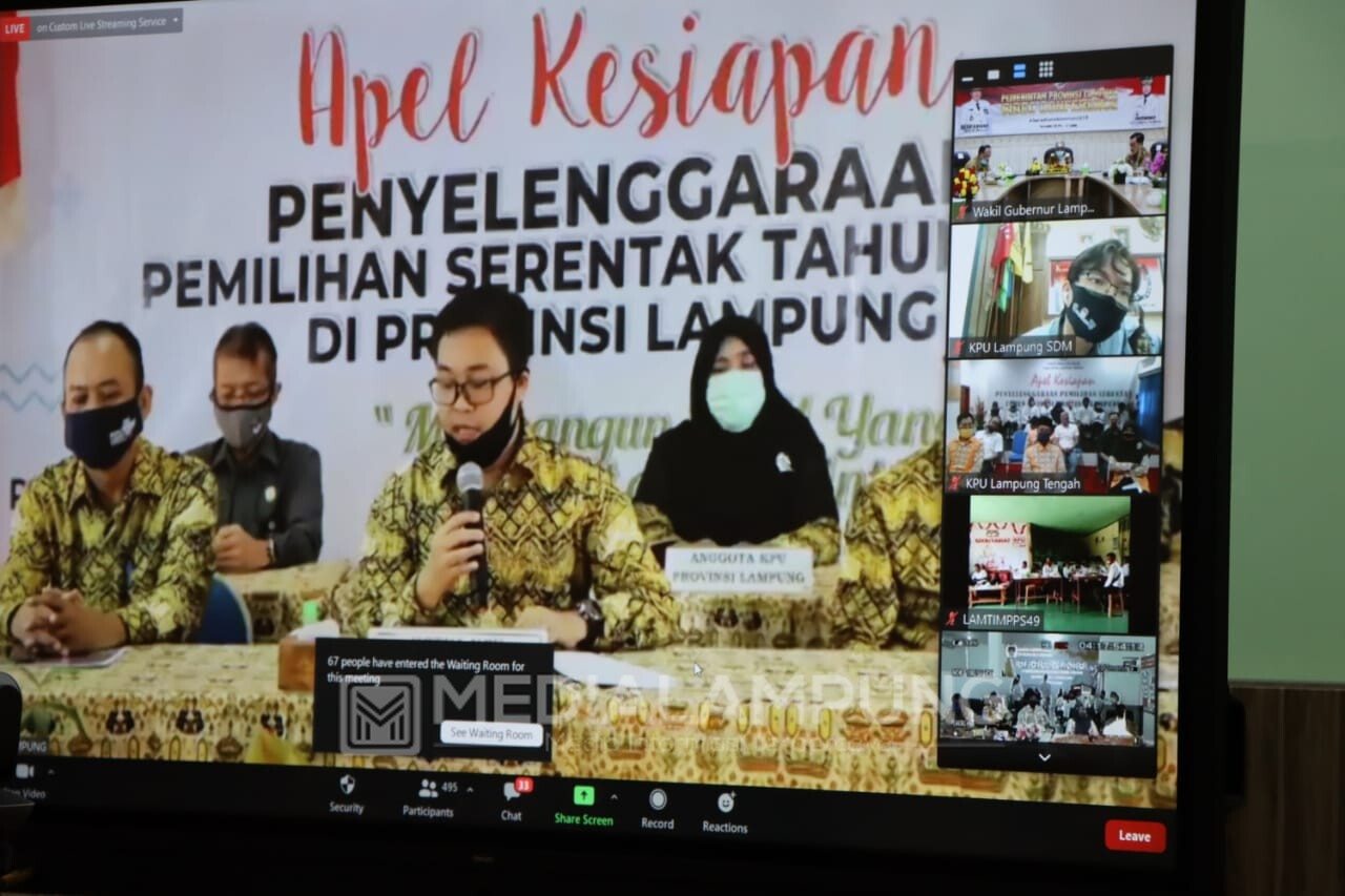 Nunik Hadiri Apel Akbar Kesiapan Pilkada Serentak 2020