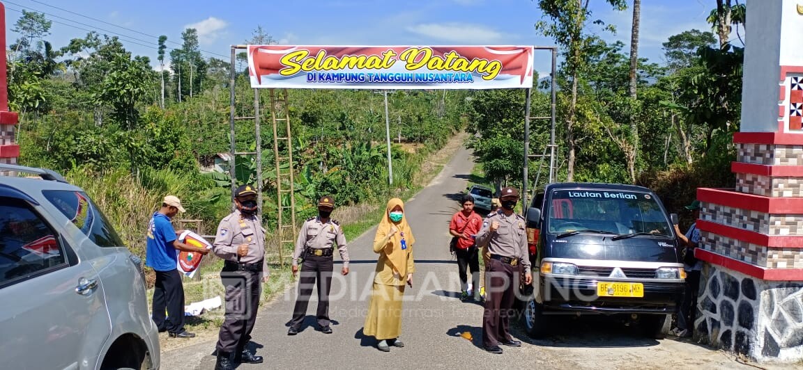 Tim Terpadu Pemkab Lambar Tinjau Kesiapan Desa Tangguh Nusantara