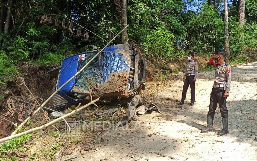 Laka Tunggal, Satu Pekerja Proyek Tewas