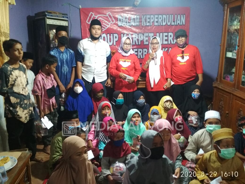 GKMP Lampung Berbagi Kasih Berikan Santunan ke Anak Yatim