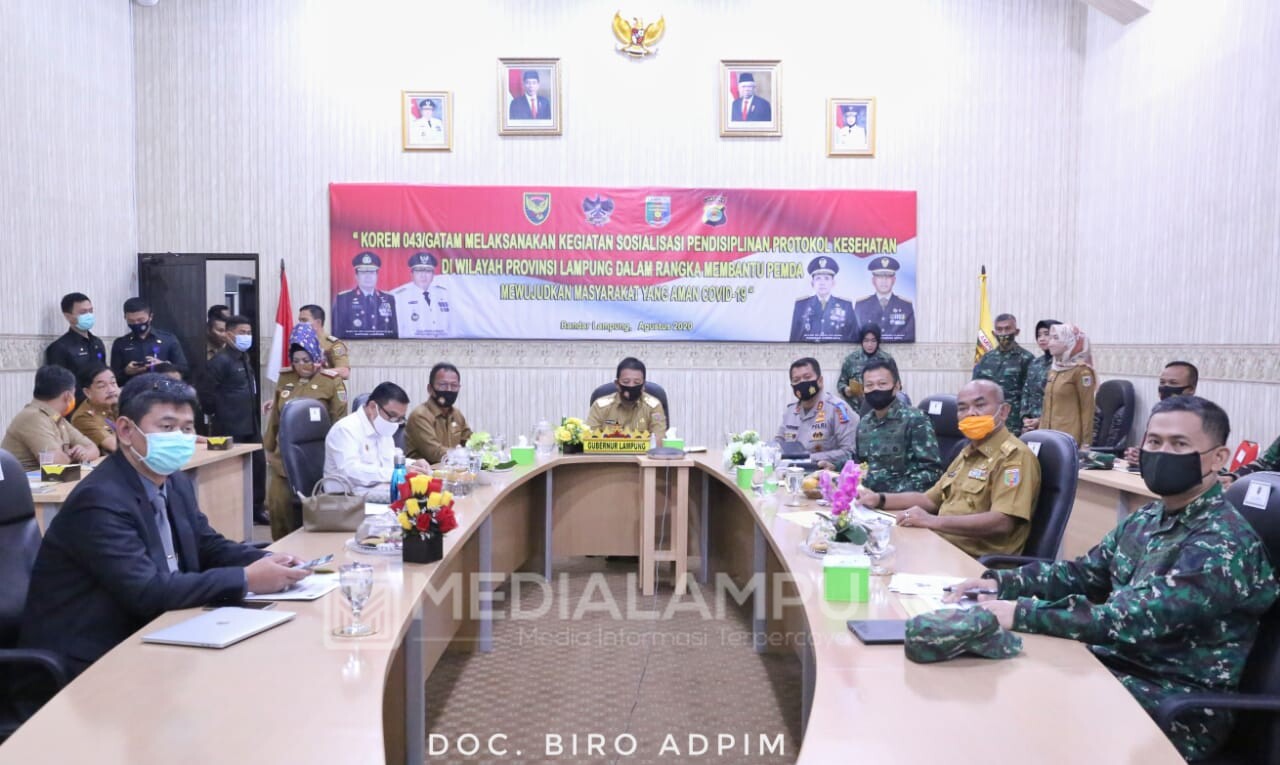 Pangdam Sriwijaya dan Gubernur Soroti Tingginya Mobilitas Keluar/Masuk Lampung 