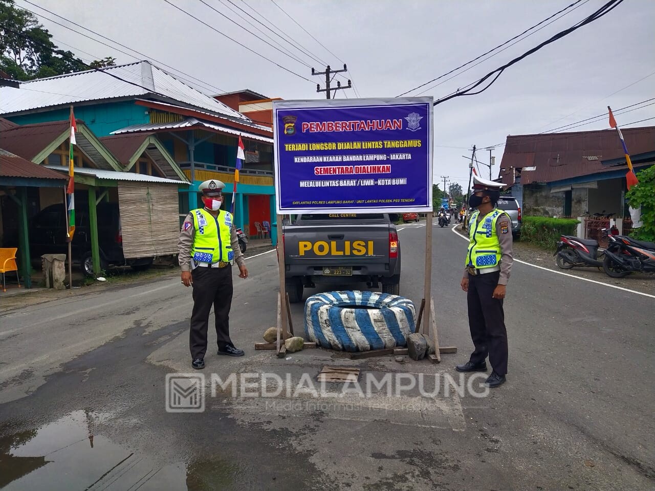 Pasca Banjir Bandang Tanggamus, Jalinbar Krui-Tanggamus Dialihkan Sementara