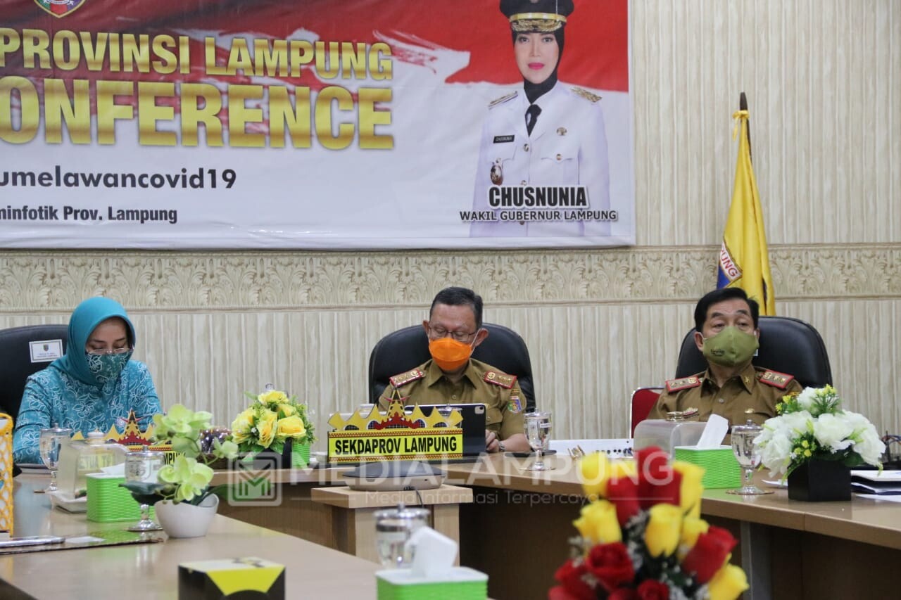 Sekdaprov Lampung Hadiri Rapat Koordinasi Pencapaian Target Realisasi APBD 2020