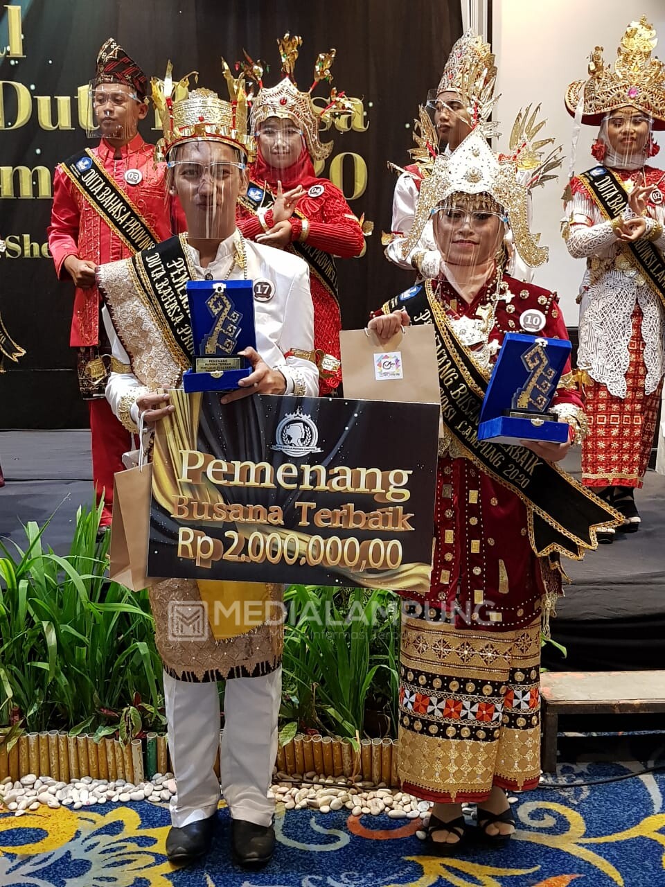 Pemilihan Duta Bahasa Provinsi Lampung, Muli Lambar Raih Predikat Pemenang Busana Terbaik