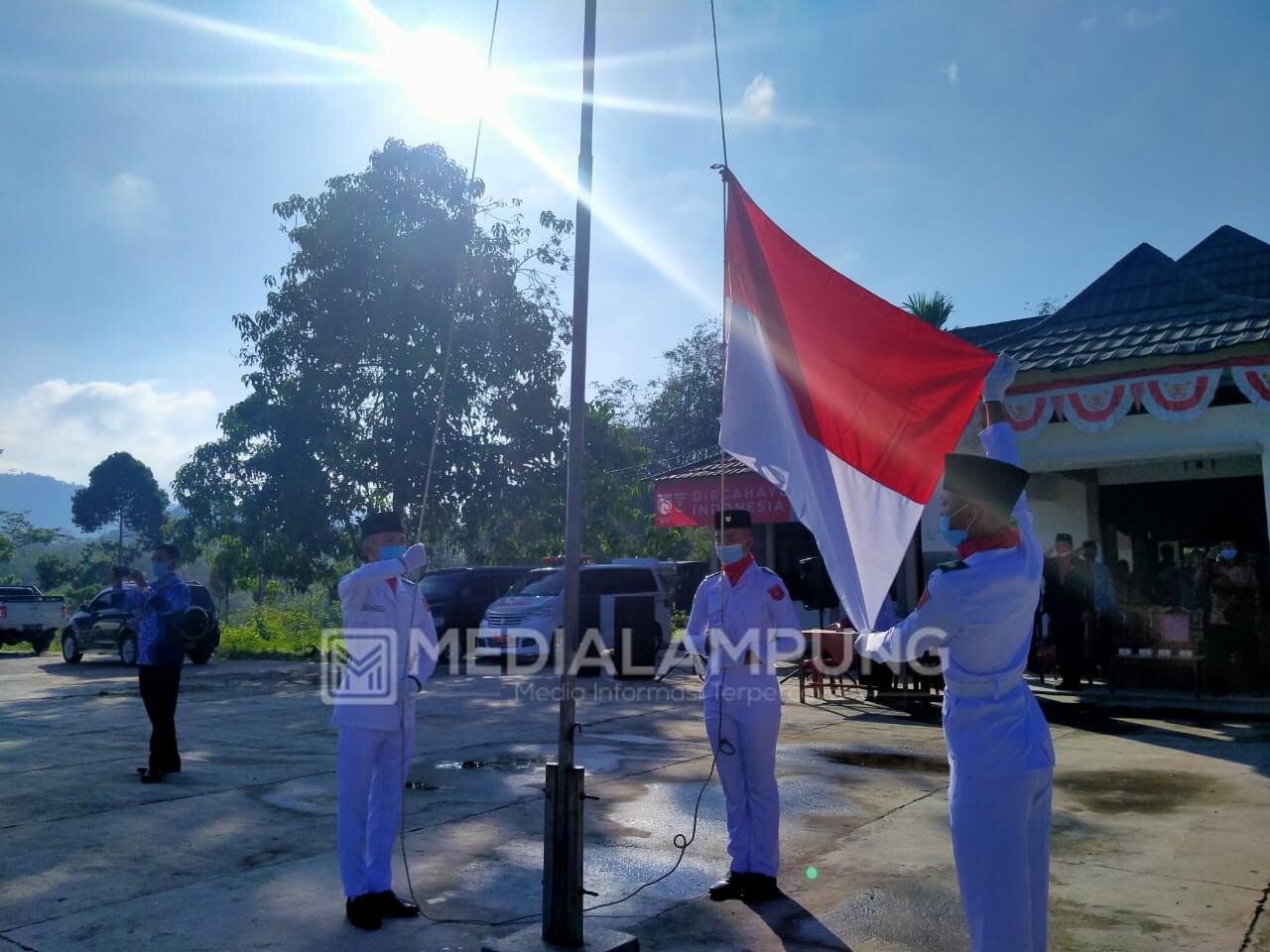 Upacara Peringatan HUT RI Ditingkat Kecamatan Berlangsung Khidmat