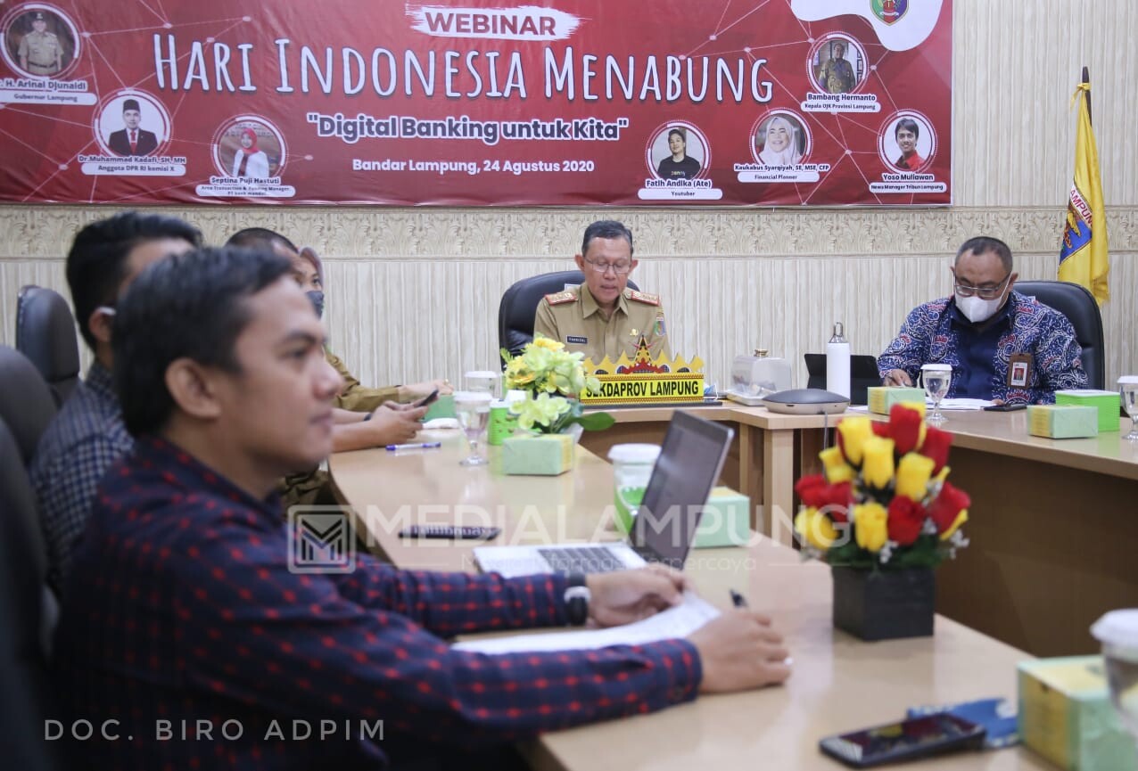 Hari Indonesia Menabung 2020, Gubernur Arinal Perkenalkan Digital Banking