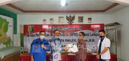 Anggota DPRD Lampung Garinca Reza Pahlevi Sosialisasikan Perda No.1/2019