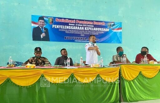 Anggota DPRD Lampung Budi Yuhanda Sosper Penyelenggaraan Pelabuhan