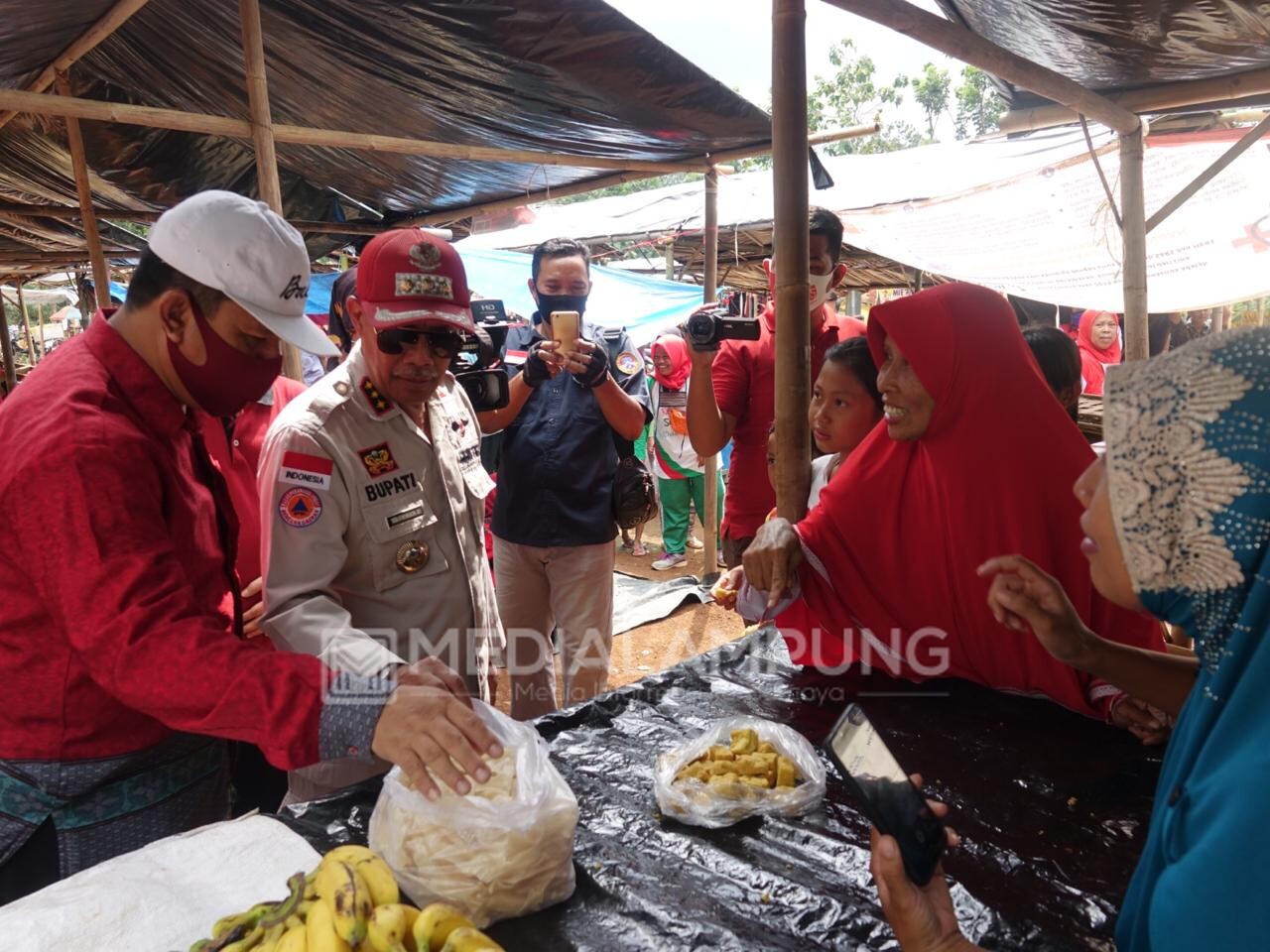 Pemkab Lamteng Rintis Kerjasama dengan Pasar Induk