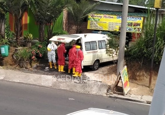 Satu warga Pekon Watas Terkonfirmasi Positif Covid-19. 