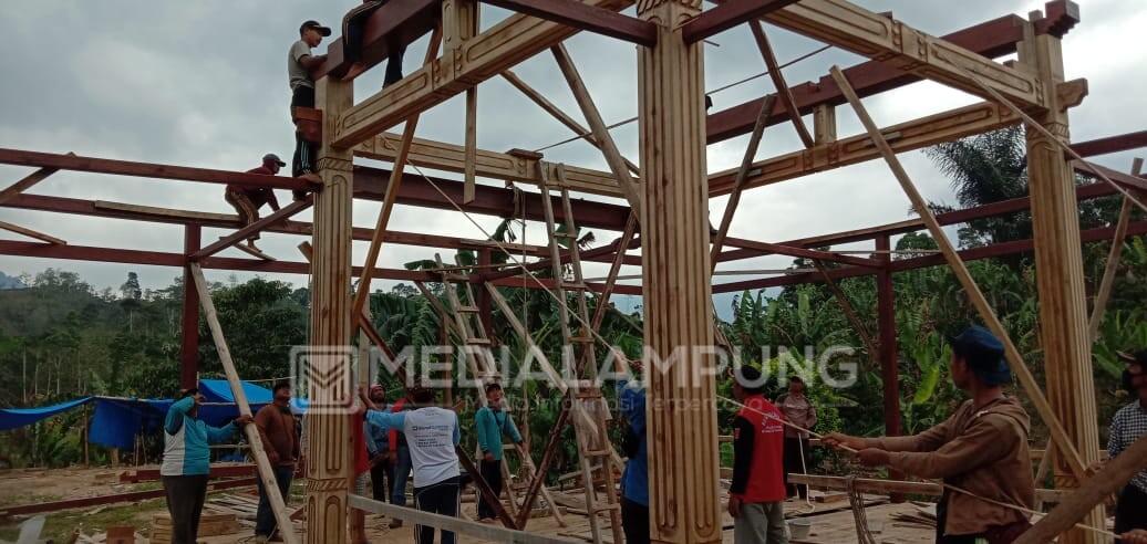 Menuju Desa Wisata, Pekon Sidodadi Bangun Gedung Budaya