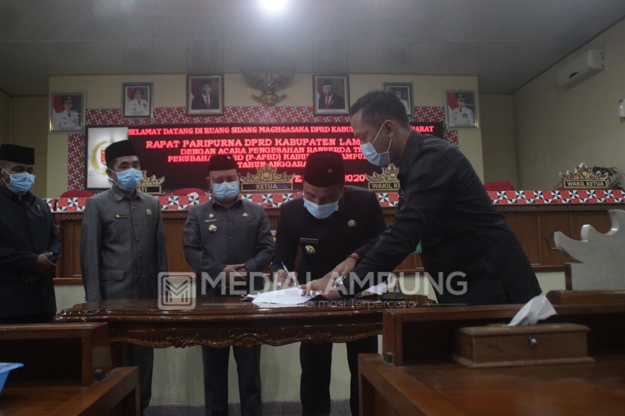 DPRD Lambar Setujui Belanja Daerah Bertambah Rp13,486 Miliar