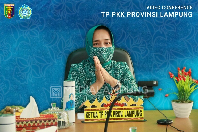 TP PKK Lampung Bantu Penanganan Covid-19 Hingga Tingkat Kecamatan