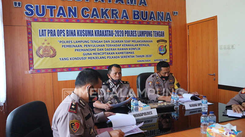 Ops. Bina Kusuma 2020 Polres Lamteng Sasar Kenakalan Remaja dan Premanisme