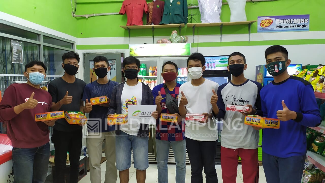 Mitra Shopping Charity ACT Lampung Bidang Kuliner Dukung Kegiatan World Cleanup Day Lampung 2020