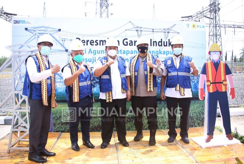 Bangun Infrastruktur Kelistrikan, Arinal Resmikan Lima Gardu Induk PT PLN 