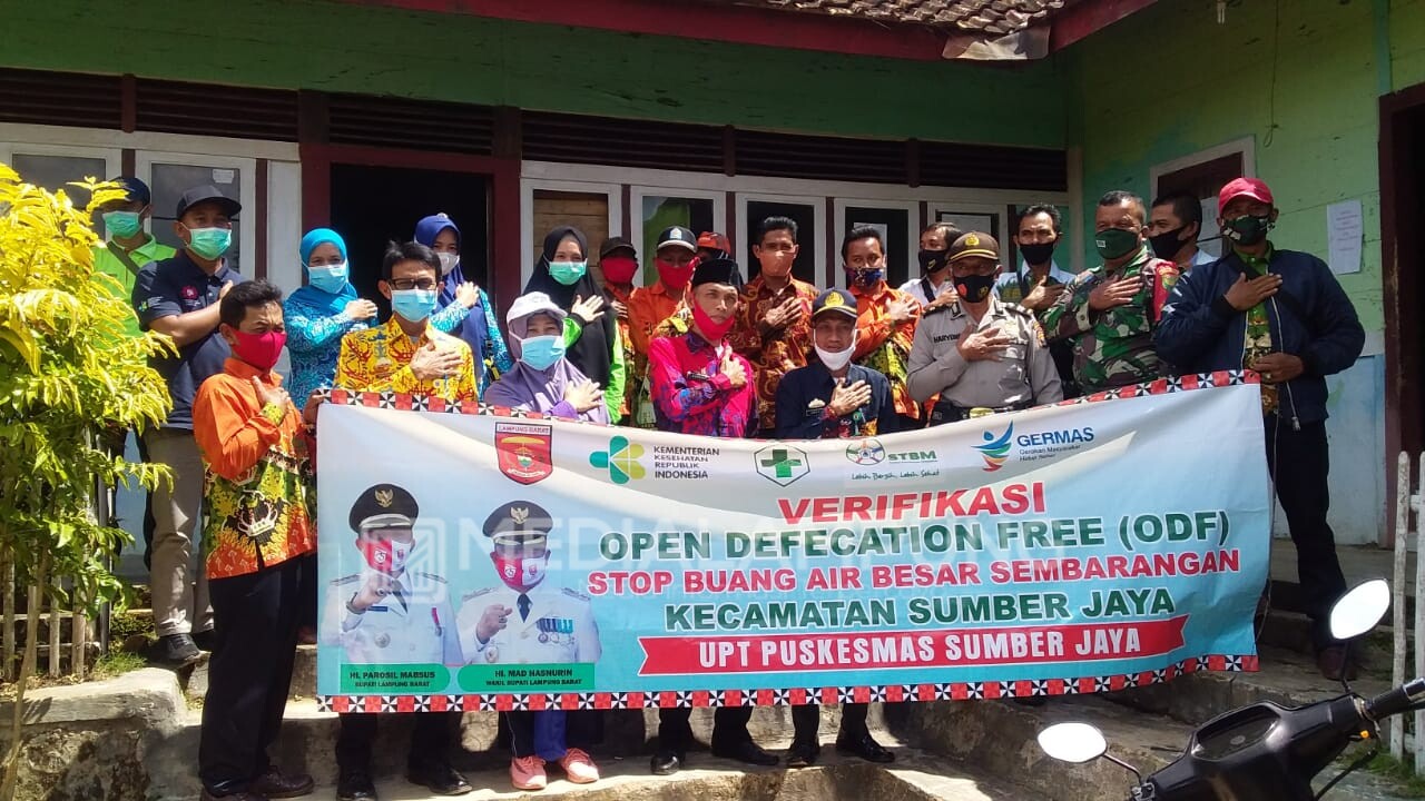 Lima Pekon dan Kelurahan di Sumberjaya Telah Lakukan Verifikasi ODF 