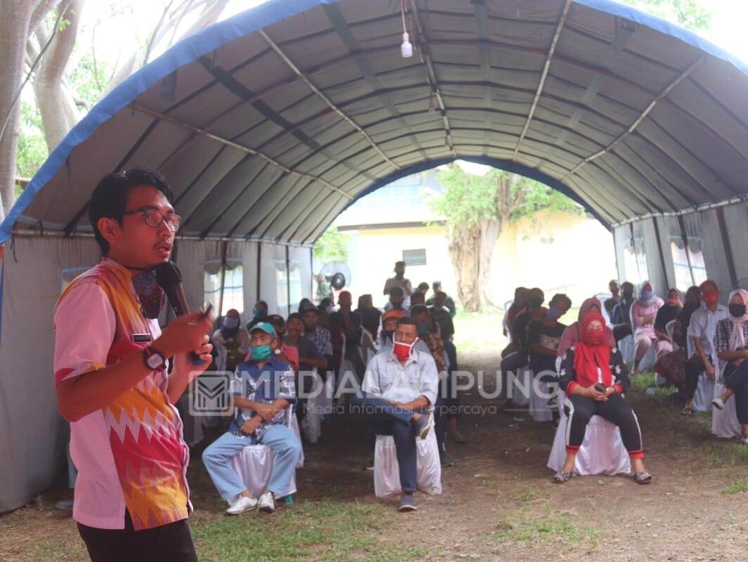 TMMD Kodim 0410 Bersama BNNP Sosialisasi di Bumiwaras