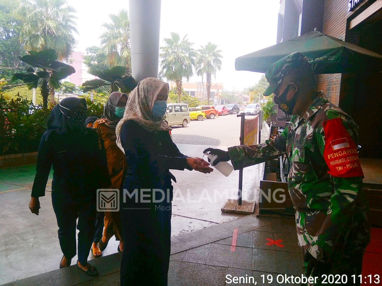 Kodim 0410-Tim Terpadu Terus Imbau Warga Agar Disiplin Jalankan Prokes