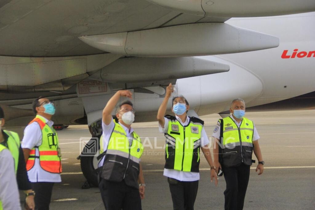 Dirjen Perhubungan Udara Kemenhub Tinjau Bandara Soekarno-Hatta