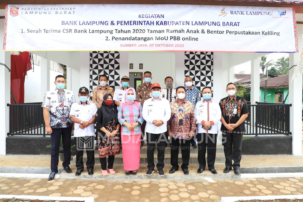 Harapan PM di Peresmian Perpustakaan dan Taman Ramah Anak CSR PT BPD Lampung