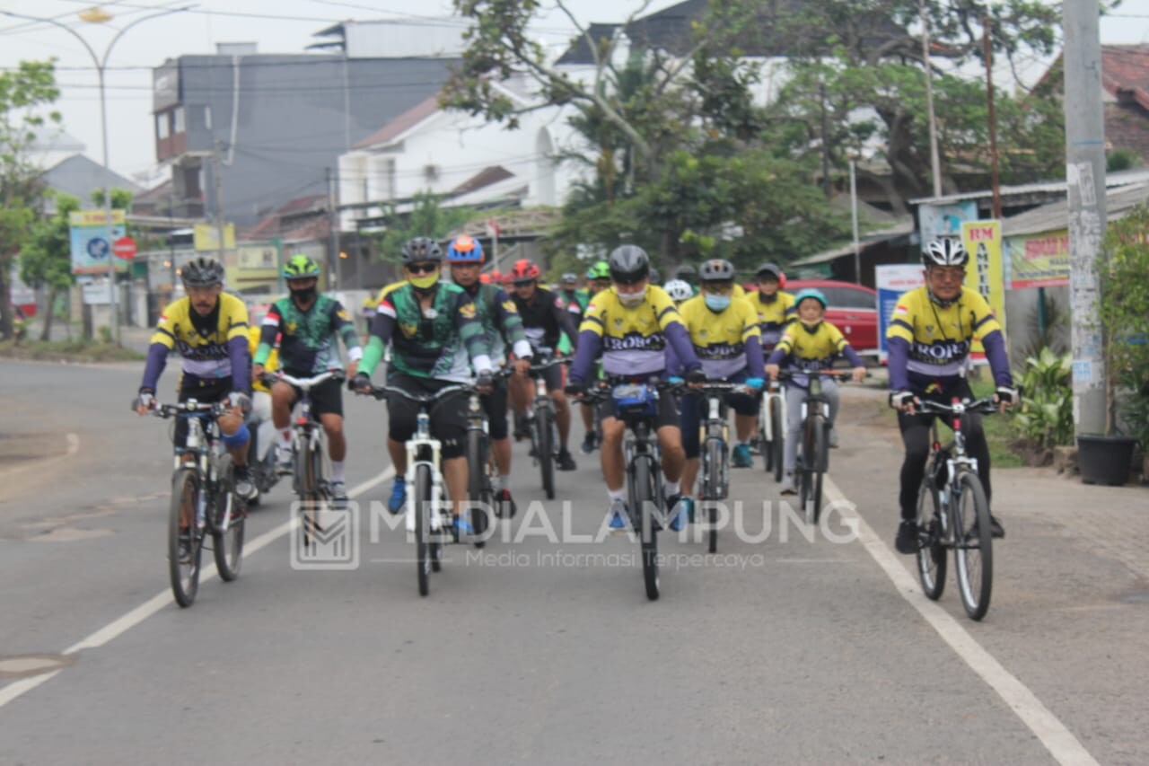 Kodim 0410/KBL Gowes Sepeda Bersama Club Trobos YUKATA