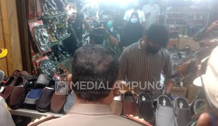 Kapolres Lamteng Emosi, Ada Pedagang Ngeyel Diminta Pakai Masker