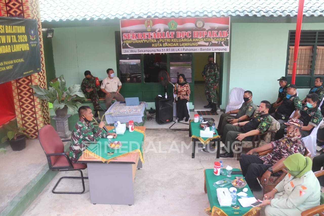 Danramil 410-05/TkP Hadiri Pembinaan Antisipasi Balatkom