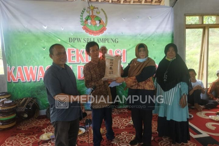 SPI Lampung Deklarasikan Kawasan Kedaulatan Pangan di Pringsewu