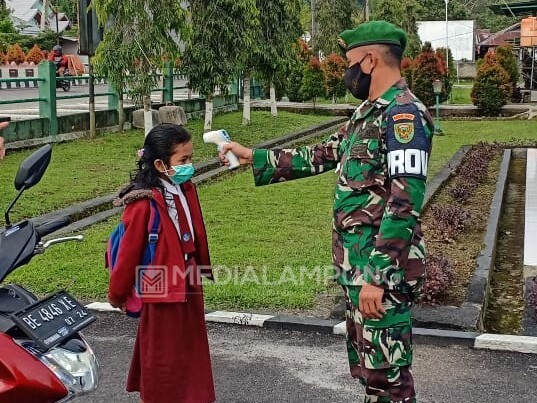 Kodim Lambar Tingkatkan Kewaspadaan Penyebaran Virus Covid-19