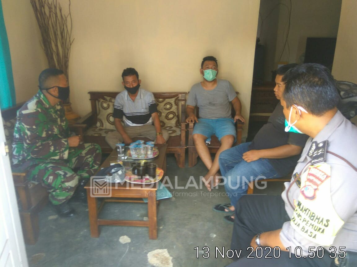 Babinsa Koramil Kedaton Bantu Warga Selesaikan Perselisihan