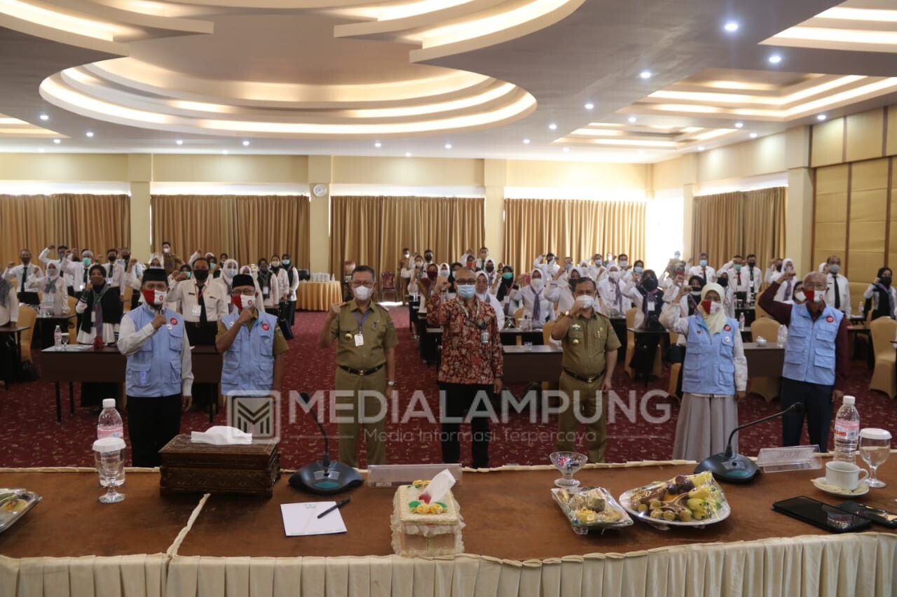 Pemprov Gelar Bimtek Penggerak Anti Korupsi Bagi Guru se-Lampung