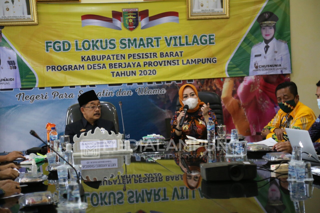 Bahas Smart Village, Chrisna Hadiri FGD Bersama Kadis PMDT Lampung