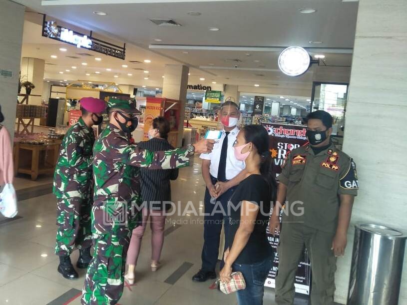 Kodim 0410 Lakukan Disiplin Prokes di Chandra Antasari