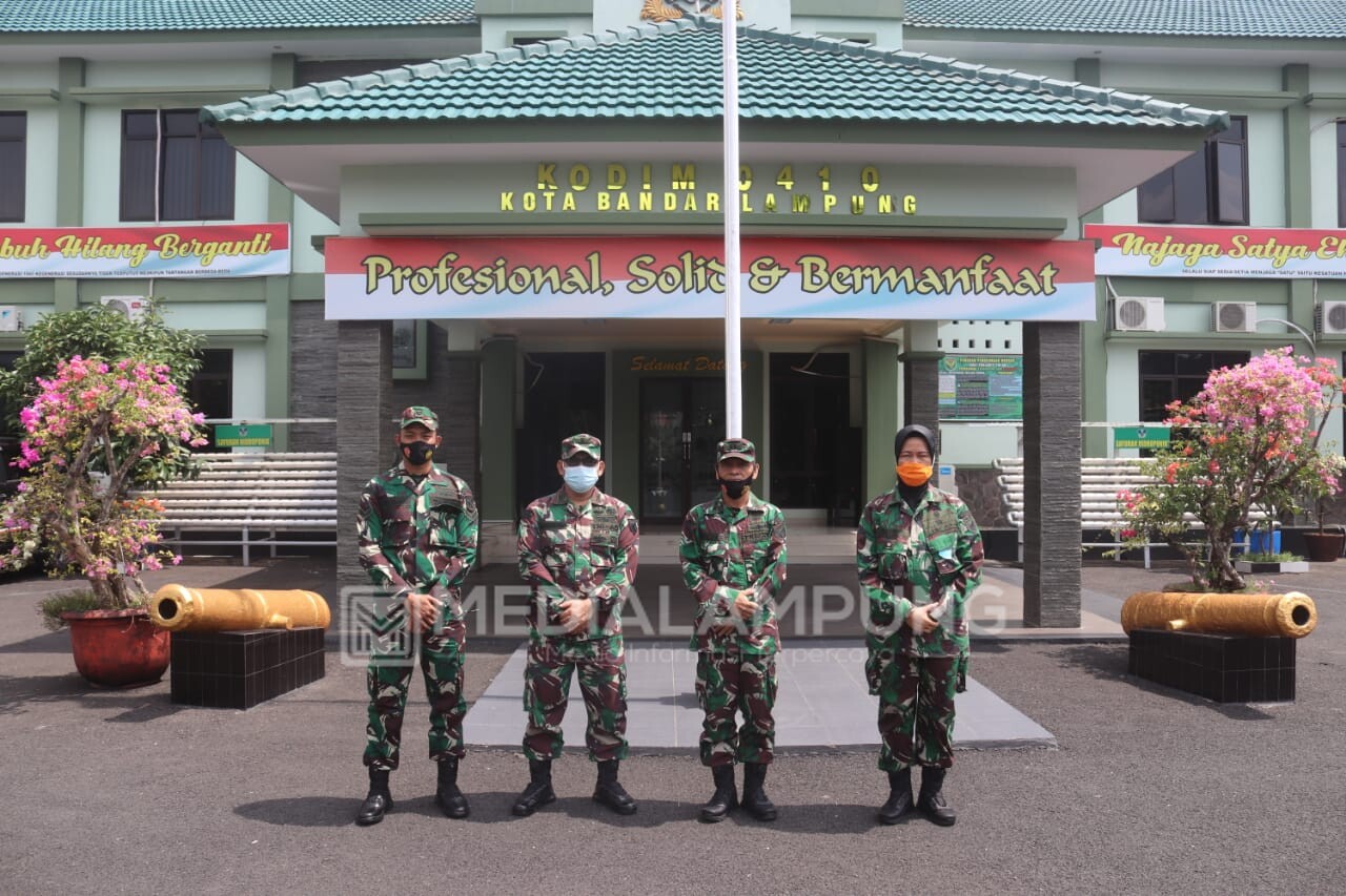 Terima Kunjungan Pabandya Puanter Kodam II/Sriwijaya Letkol Inf Mujari