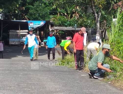 Lurah Wanjaya Ajak Aparat dan Warga Gotong-royong