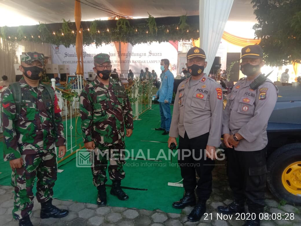 Pasiops Kodim Inf Djafar Hadiri Simulasi Pemungutan dan Penghitungan Suara