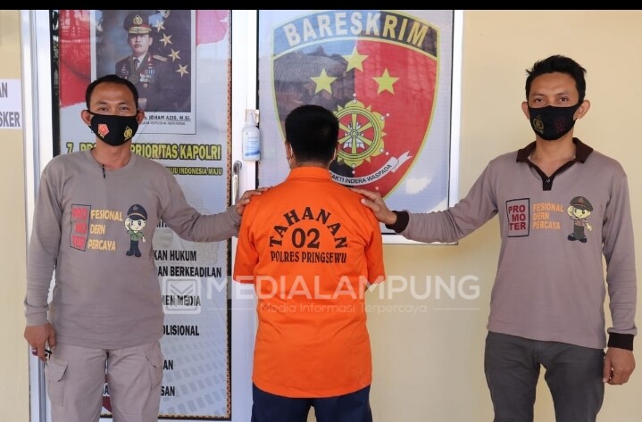 Buronan Penggelapan Uang PT Indomarco Pringsewu Berhasil Ditangkap