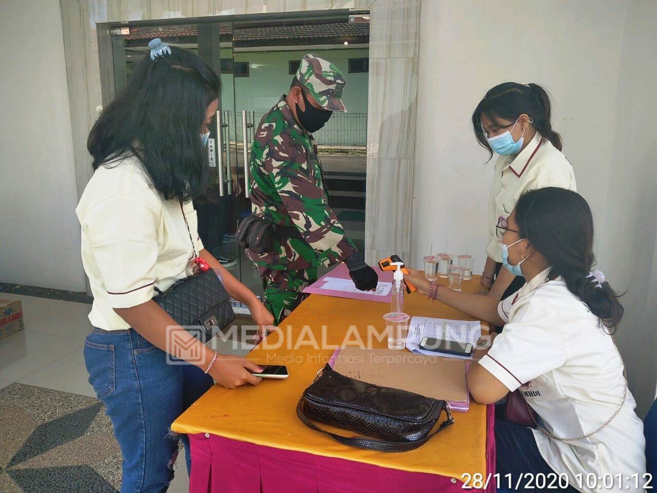 Babinsa Koramil 410-06 Monitor dan Amankan Seminar Keagamaan